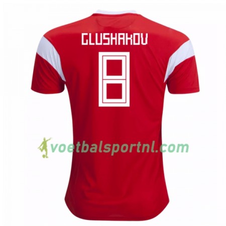 Rusland Glushakov 8 Thuis Shirt WK voetbal 2018